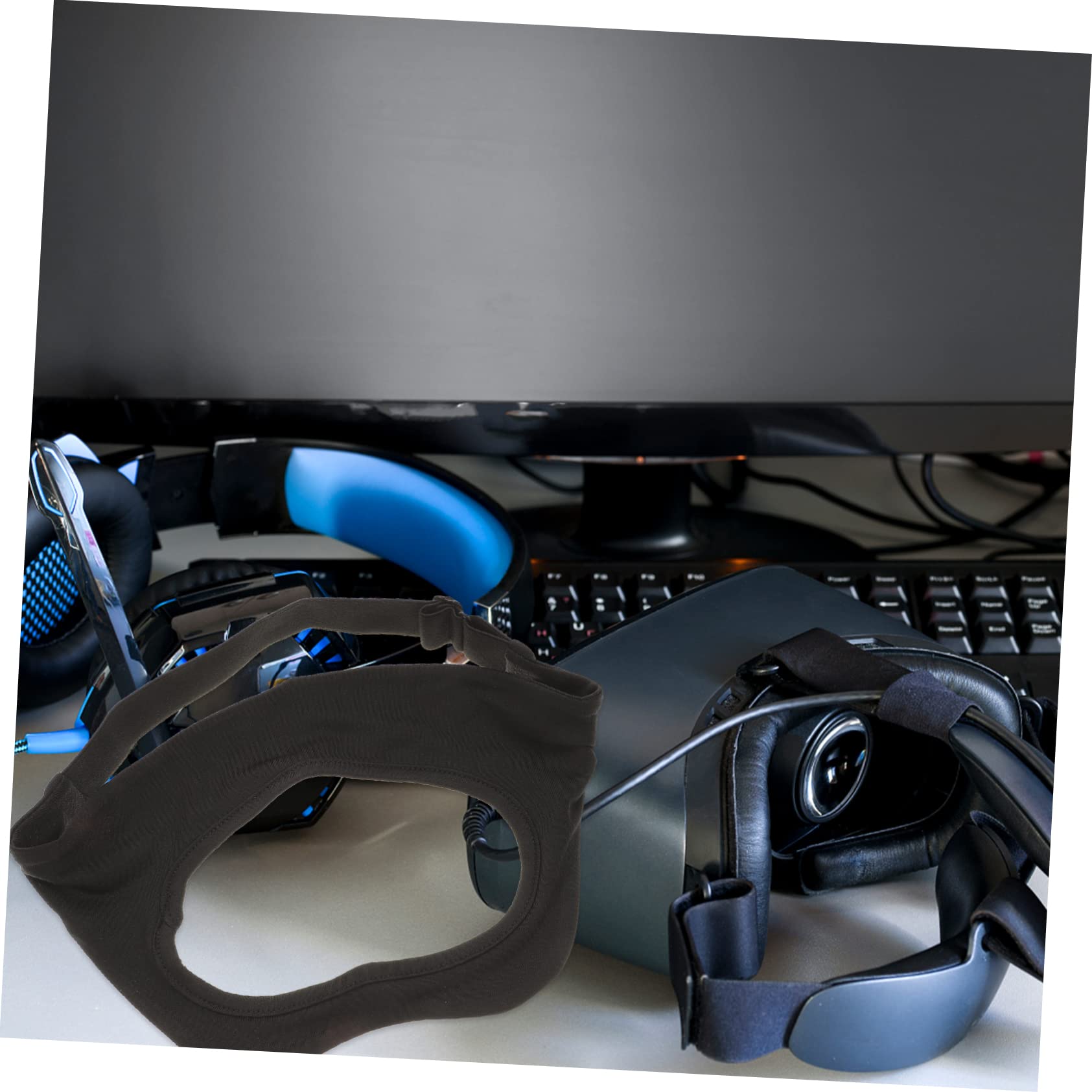 OSALADI Set of 4 Fast-Drying VR Sleep Masks for Virtual Reality Headsets - Perfect for Travel, Gaming Breaks & Eye Protection