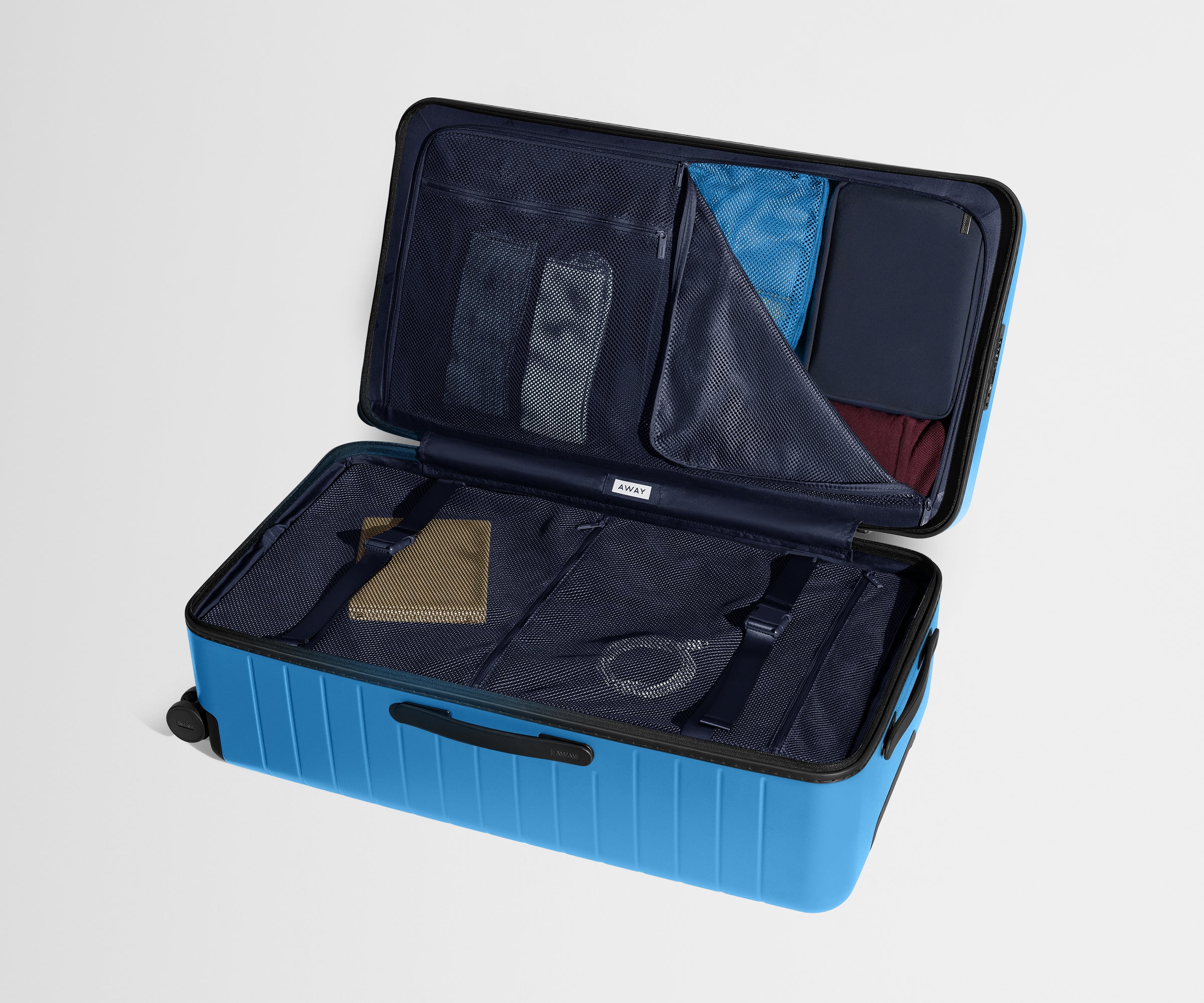 Splash Blue Waterproof Travel Trunk - Durable Luggage for Outdoor Adventures, Beach Trips & Camping Gear Storage
