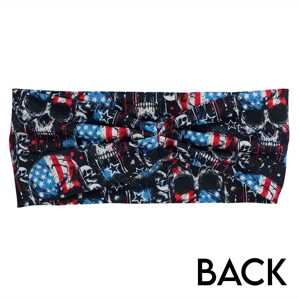 United Skulls Stylish Headbands for Women & Men - Fashionable Hair Accessories for Workouts, Sports, and Everyday Wear