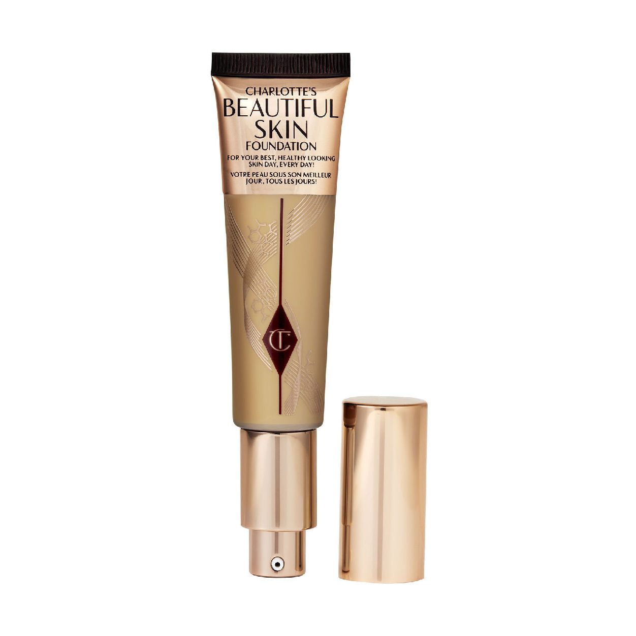 Charlotte's Beautiful Skin Foundation - Flawless Full Coverage Liquid Makeup for All Skin Types | Perfect for Daily Wear, Special Occasions & Photography