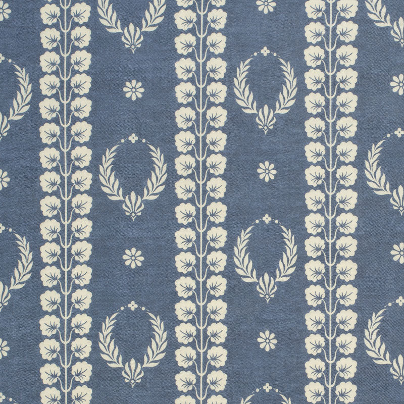 Premium Couronne Linen Fabric Samples in Marine Blue - Perfect for Upholstery, Curtains & DIY Home Decor Projects