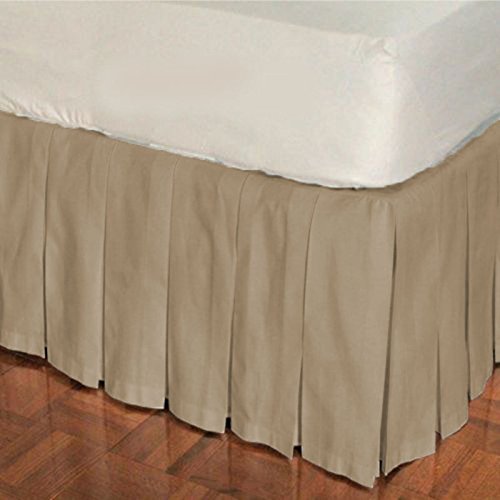 Premium 500 TC Egyptian Cotton Unisex Baby Mini Crib Bedding Set with Multi-Pleated Skirt - Taupe Solid Pattern | Soft Nursery Essentials for Newborns & Toddlers | Perfect for Daycare, Travel & Co-Sleeping