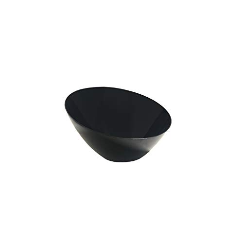 Party Essentials - N080417 Plastic Serving Angle Bowls for Snacks, Appetizers & Salad | Perfect for Birthday Parties, Picnics & Outdoor Events