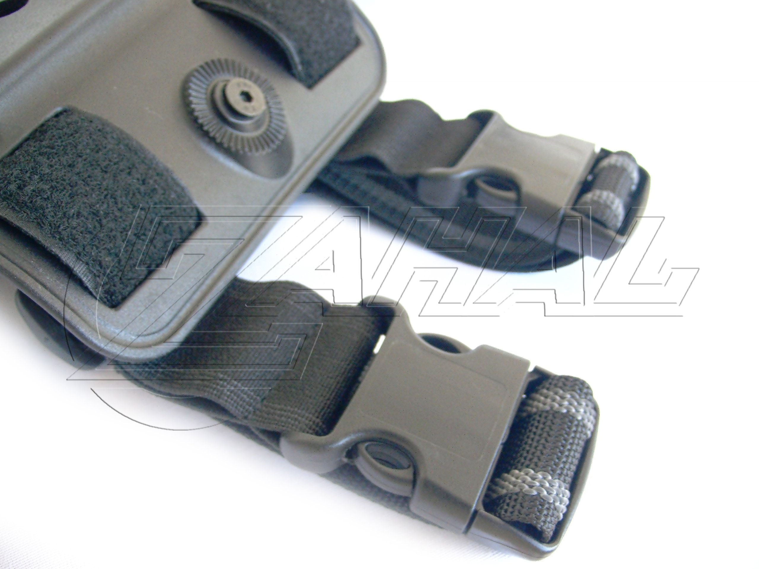 IMI-Z2200 Tactical Drop Leg Holster - Adjustable & Durable Pistol Holster for Outdoor, Hunting, and Airsoft - Perfect for Law Enforcement & Military Use