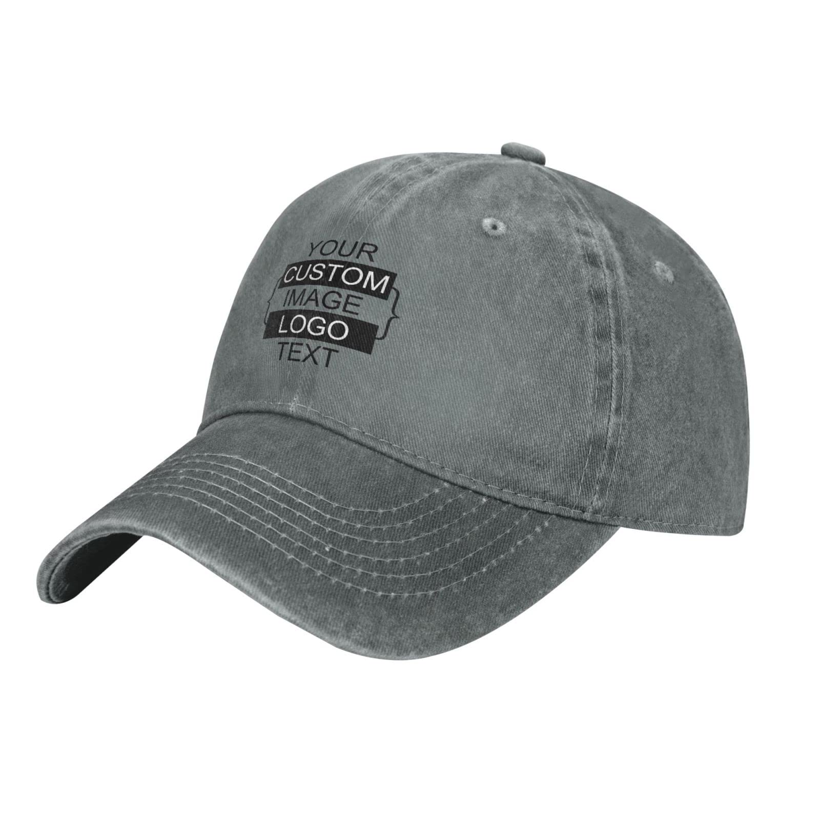 Custom Personalized Cowboy Hat - Adjustable Baseball Cap with Text Embroidery - Perfect for Western Rides, Outdoor Sports & Fashion Accessories