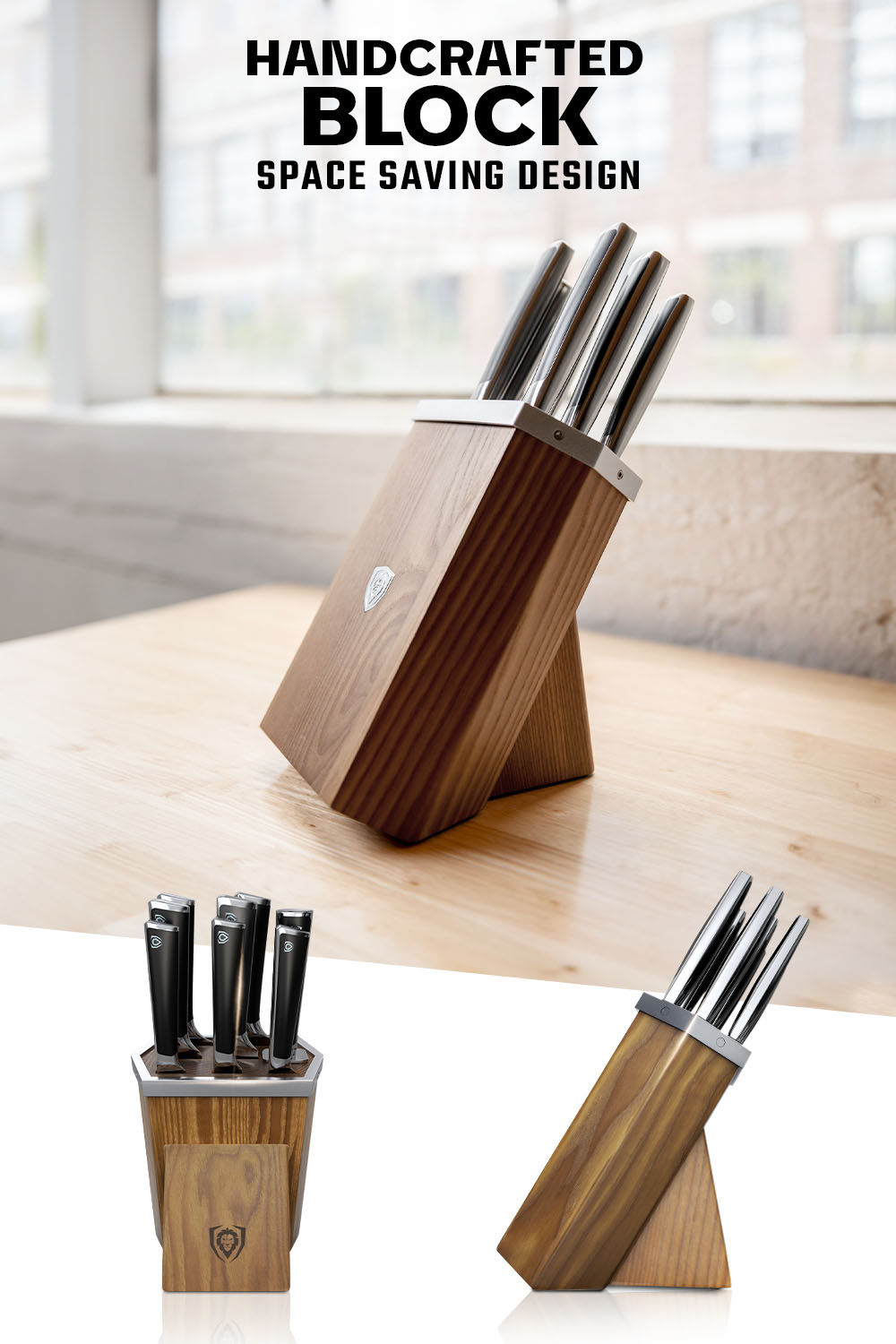 Dalstrong Vanquish Series 8-Piece Knife Block Set - NSF Certified High-Quality Kitchen Knives for Professional Chefs & Home Cooking