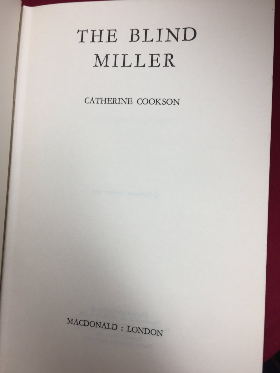 The Blind Miller by Catherine Cookson - Historical Fiction Novel | Family Saga & Romance | Perfect for Book Clubs & Reading Enthusiasts