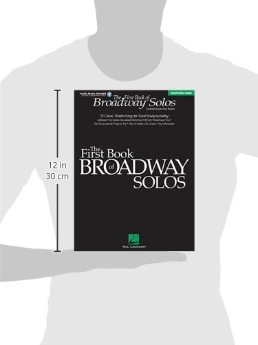 First Book of Broadway Solos - Baritone/Bass Edition with Online Audio | Vocal Sheet Music for Performances & Auditions