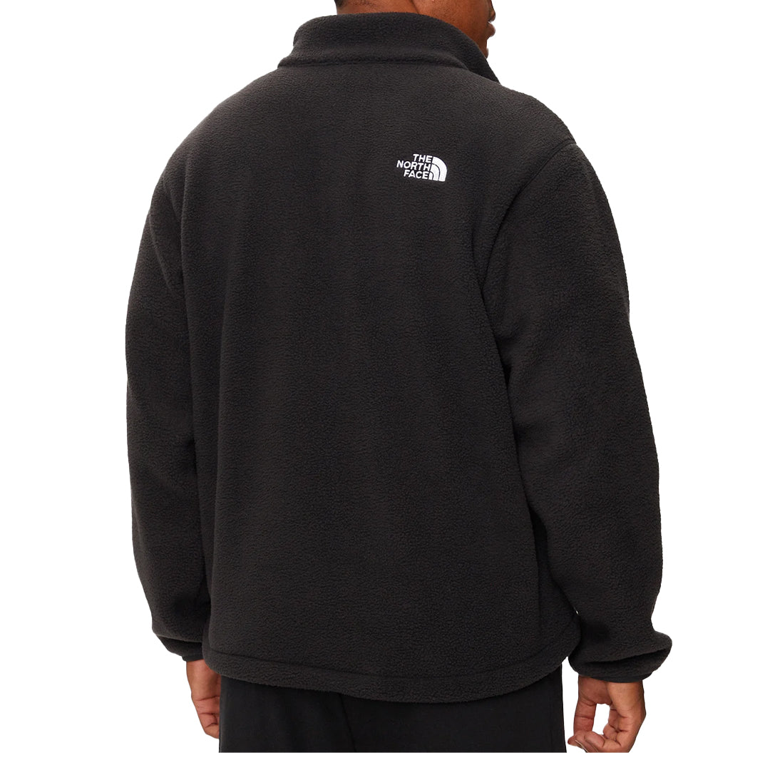 FLEESKI Full Zip Jacket for Men & Women - Lightweight, Warm Fleece Outerwear - Black - Perfect for Hiking, Camping & Outdoor Activities