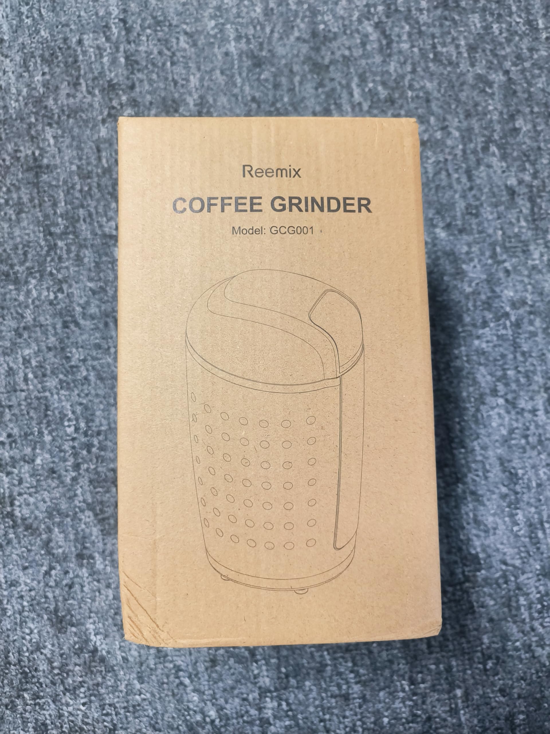 Premium Electric Coffee Grinder - 3.5oz Large Capacity Stainless Steel Blade for Coffee Beans & Spices | Includes Cleaning Brush & Measuring Spoon | Perfect for Home, Office & Barista Use (Black)