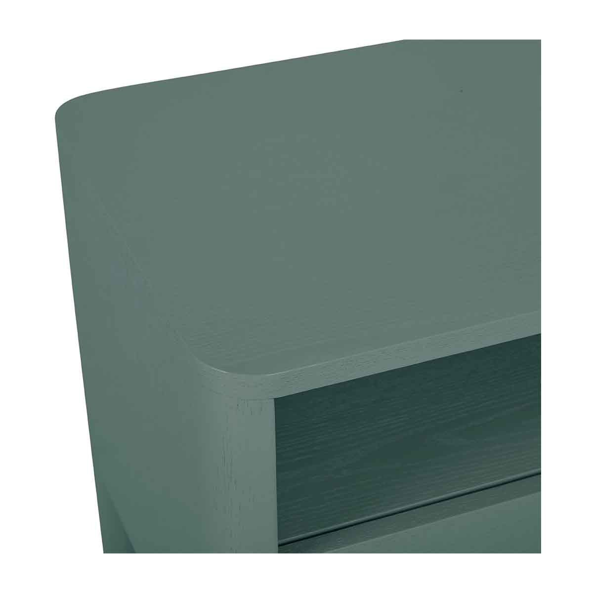 Modern Open Bedside Table - Minimalist Nightstand with Storage Shelf for Bedroom, Living Room & Office - Perfect for Small Spaces, Books, Alarm Clock & Decor