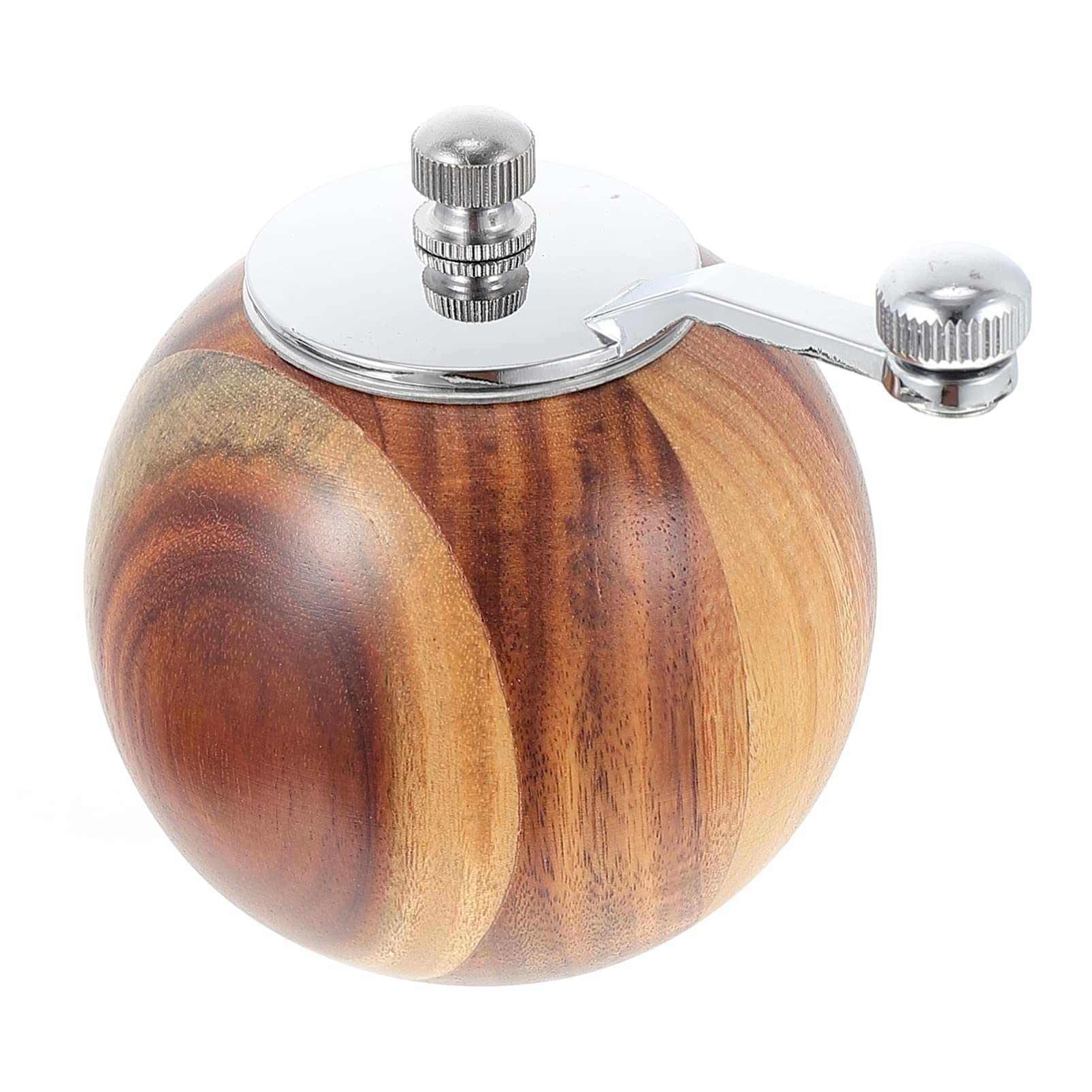 Premium Wooden Salt and Pepper Grinder Set - Adjustable Coarseness Manual Spice Mill for Coffee Beans, Seasonings & Herbs - Perfect for Home Kitchen, Camping & Gourmet Cooking