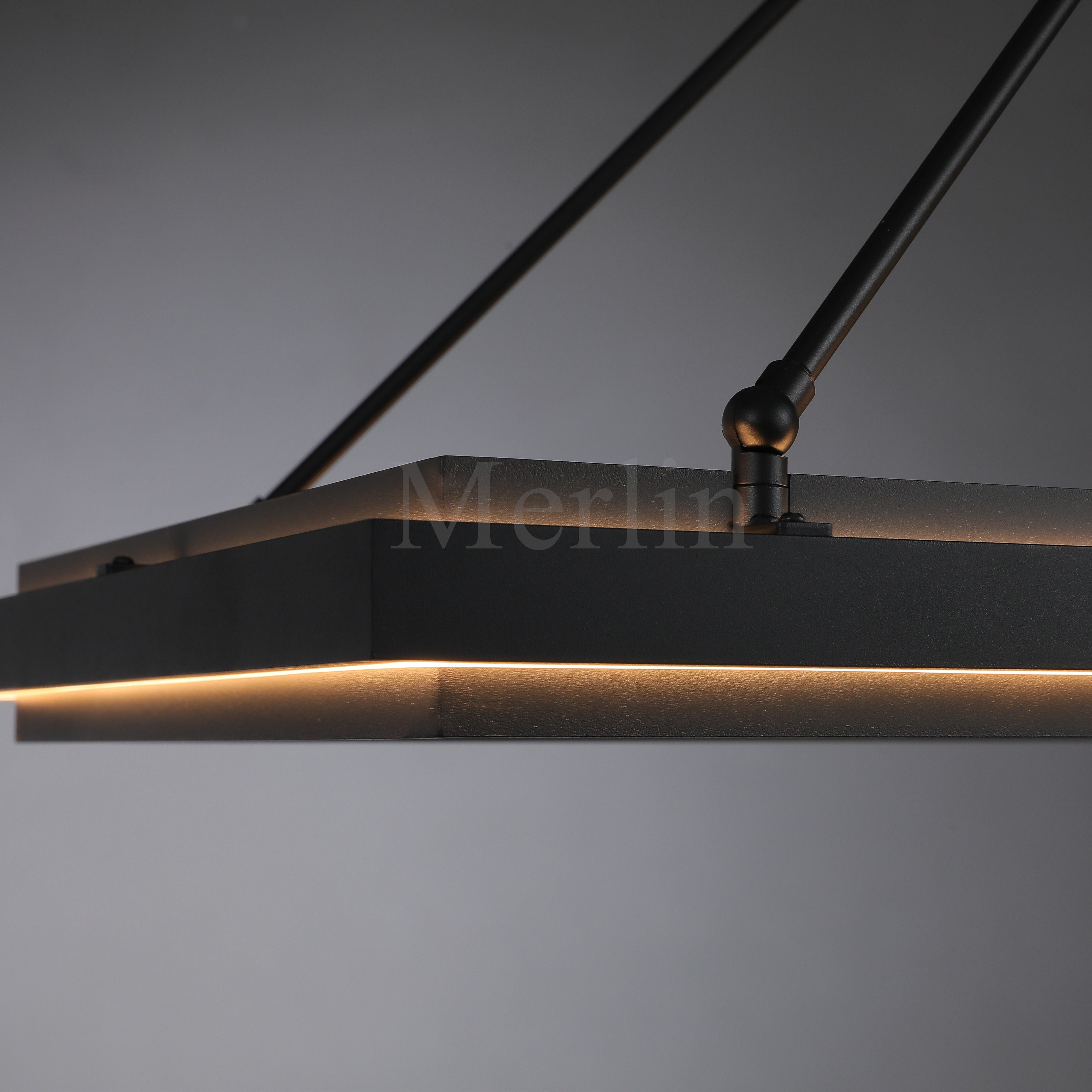 George Elegant Modern Chandelier - Sleek Metal Ceiling Light Fixture for Living Room, Bedroom & Dining Room | Perfect for Home Decor, Romantic Ambiance & Dinner Parties