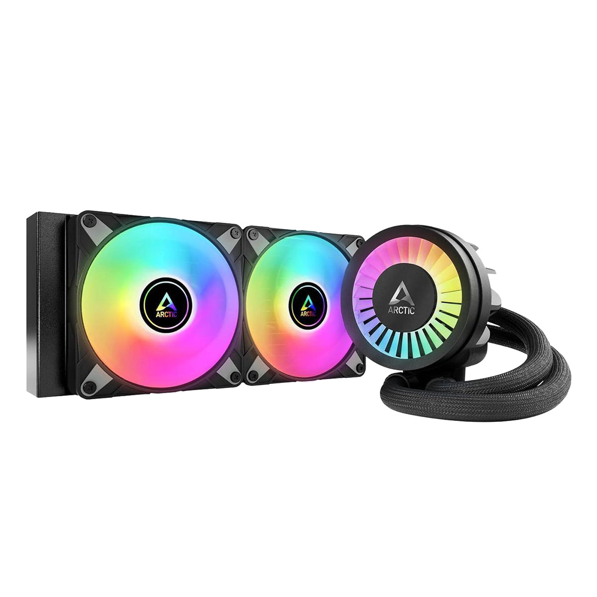 Arctic Liquid Freezer III 240 A-RGB AIO CPU Liquid Cooler - High Performance Black Cooling System for Gaming PC & Workstation | Perfect for Overclocking & Silent Operation