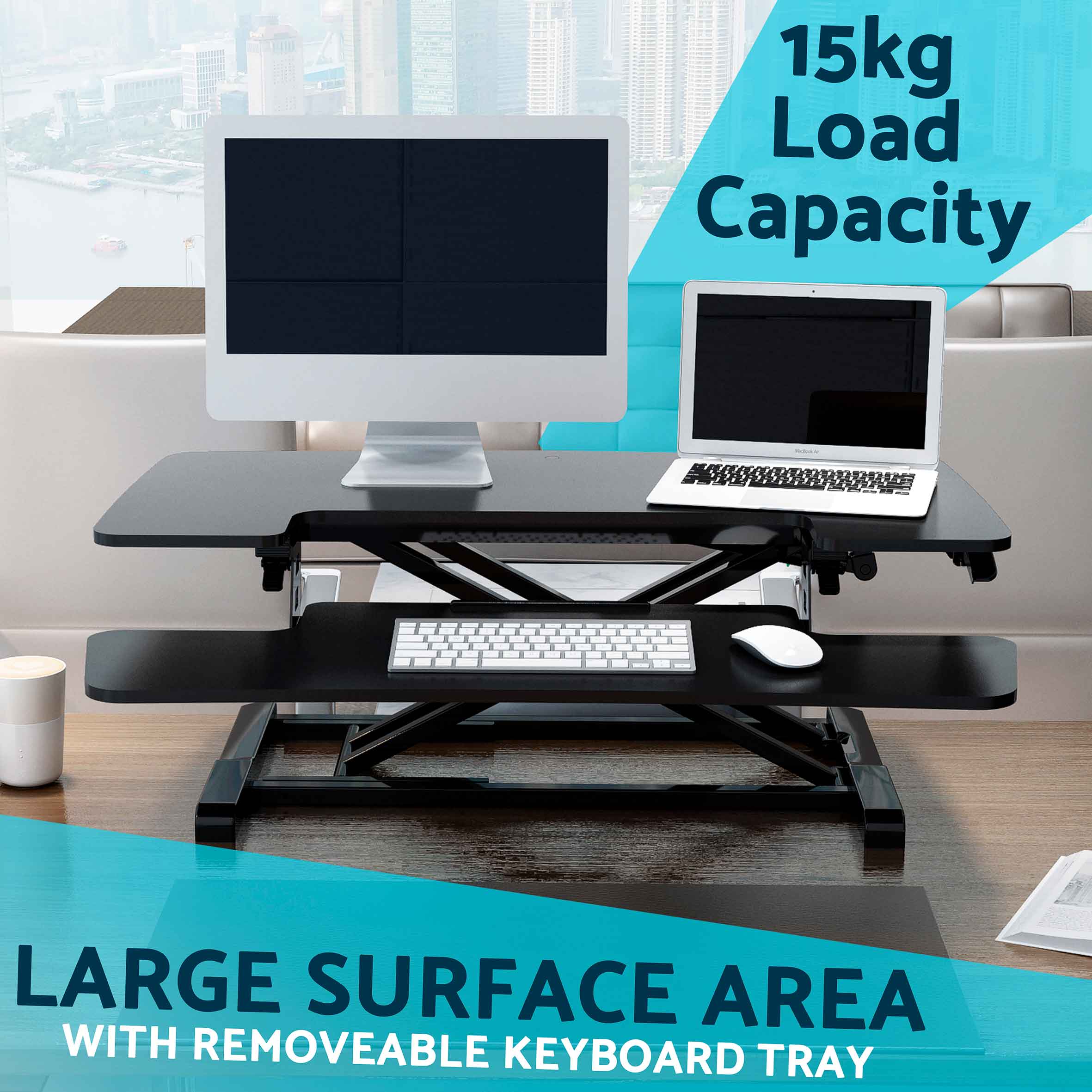 Adjustable Standing Desk Converter - 35
