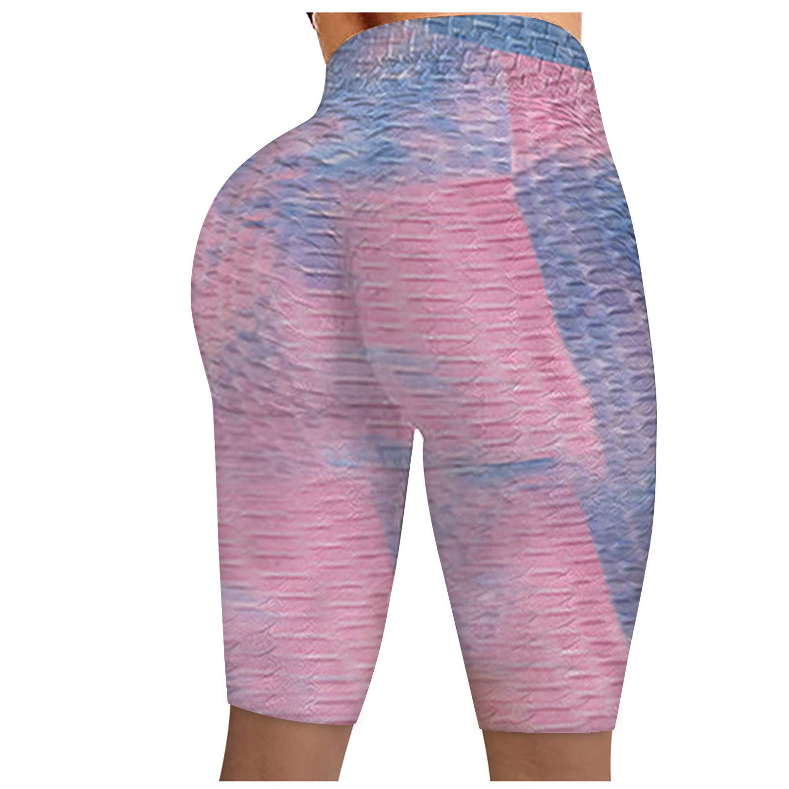 Handyulong Women's High Waist Yoga Shorts - Butt Lifting Tummy Control Workout Leggings for Running, Cycling & Gym | Comfortable Activewear for Fitness & Lounge