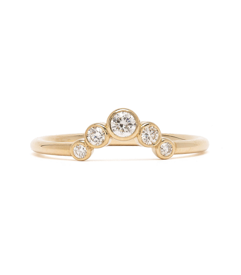Bezels Sunrise Nesting Band - Stackable Rings for Women, Minimalist Gold & Silver Jewelry Set - Perfect for Layering, Everyday Wear & Special Occasions