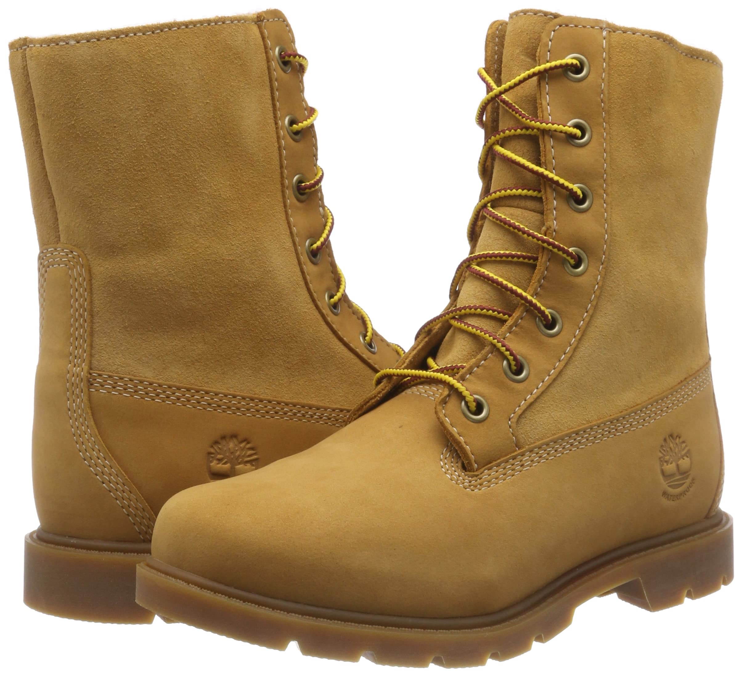 Timberland Women's Linden Woods Waterproof Fleece-Lined Fold-Down Winter Boots - Warm & Stylish for Hiking, Snow & Casual Outfits