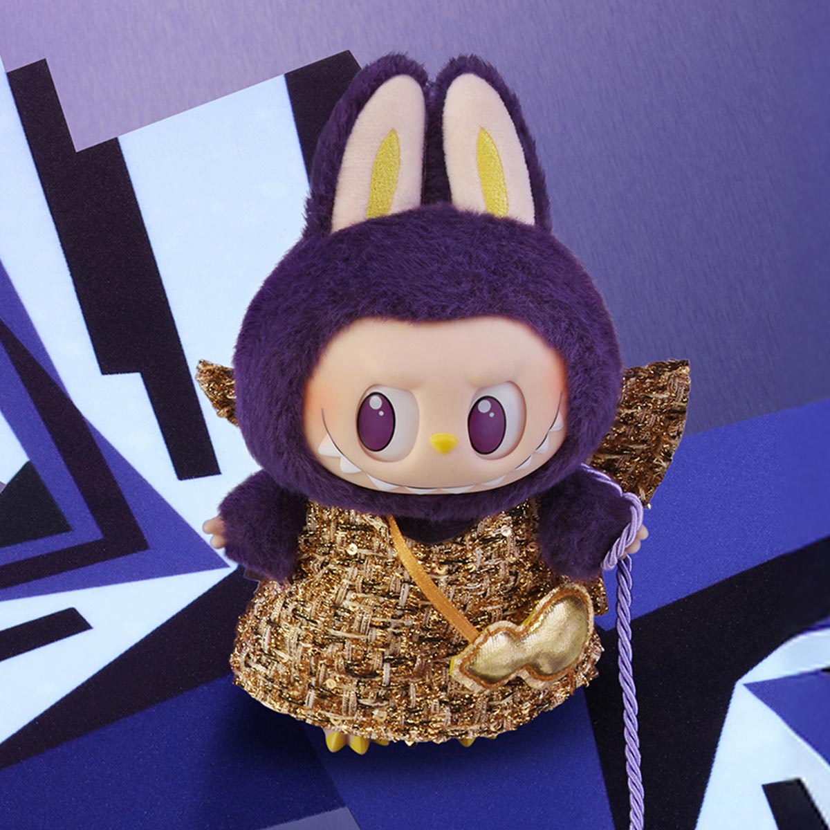 LABUBU × PRONOUNCE WINGS OF FORTUNE Vinyl Plush Hanging Card - Cute Collectible Toy for Home Decor & Gift Giving