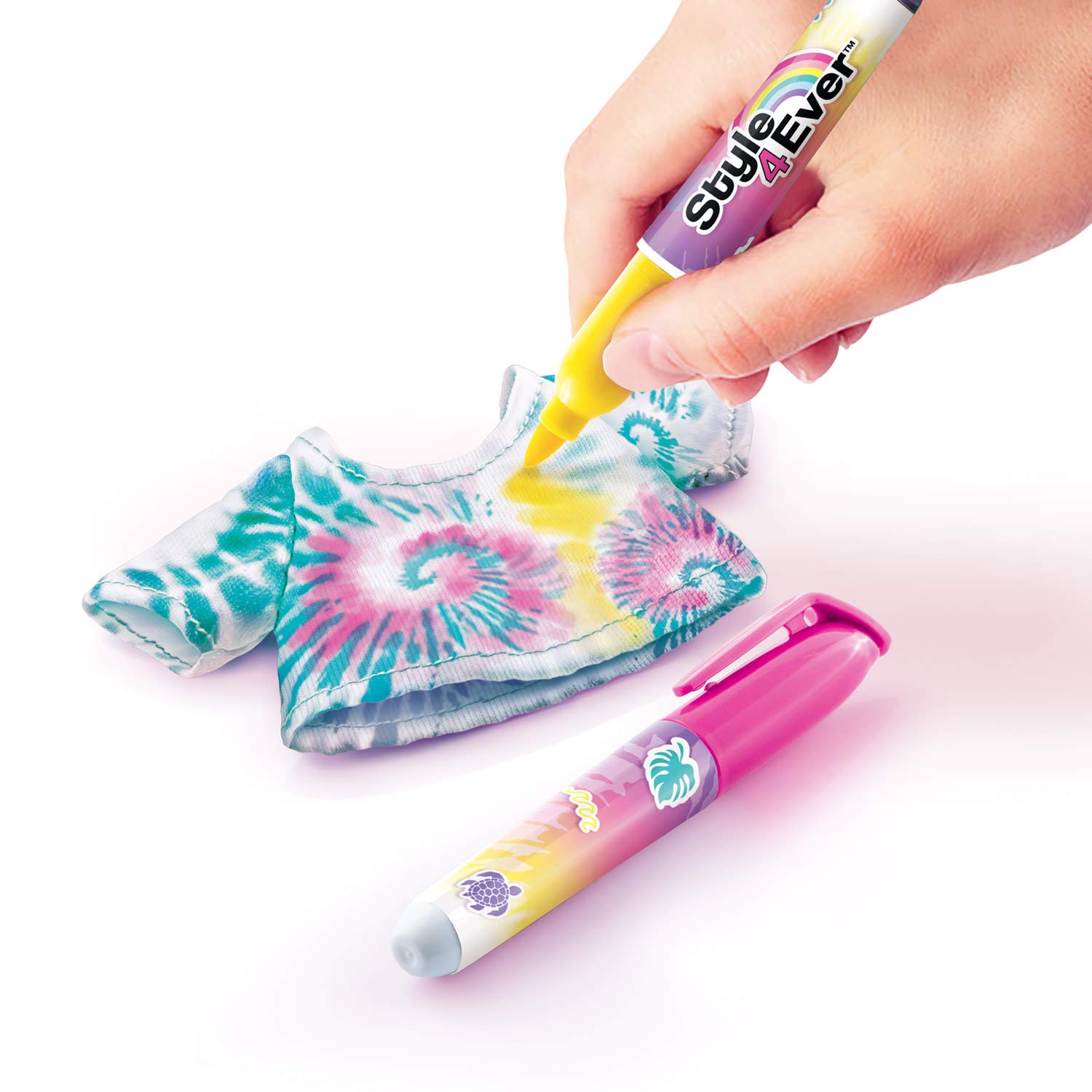 Canal Toys Unicorn Tie Dye Decorating Kit for Kids - DIY Arts and Crafts Activity for Birthday Parties & Creative Play