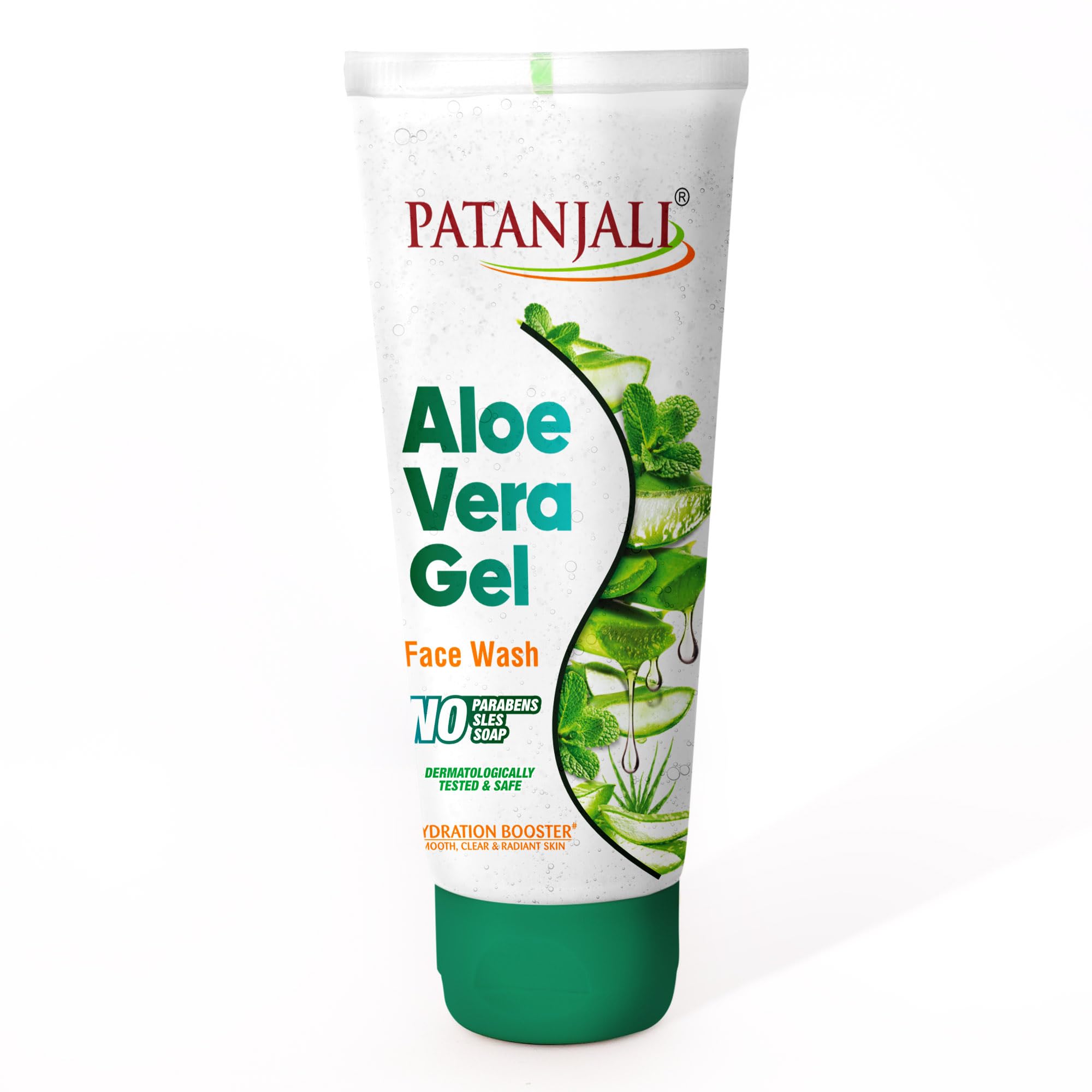 Patanjali Aloe Vera Gel Face Wash - 4 Pack for Clear & Glowing Skin | Natural & Gentle Cleanser for Daily Use | Perfect for Acne-Prone & Sensitive Skin Care Routine