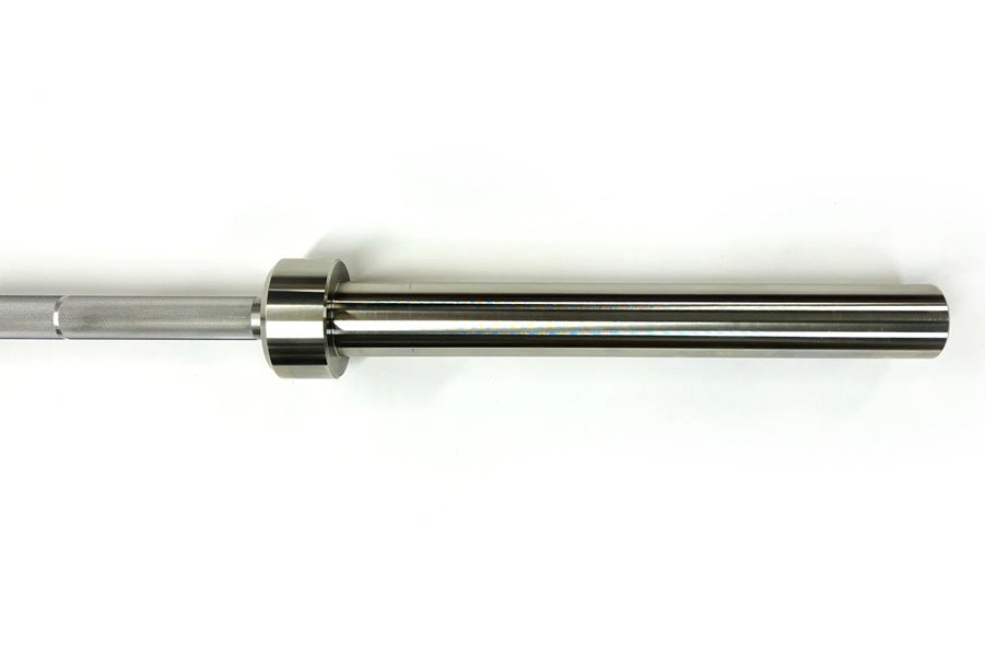 Ivanko Olympic Weightlifting Bar - 7ft Stainless Steel Olympic Barbell for CrossFit, Powerlifting & Home Gym - Durable & Corrosion-Resistant for Heavy Lifting & Strength Training