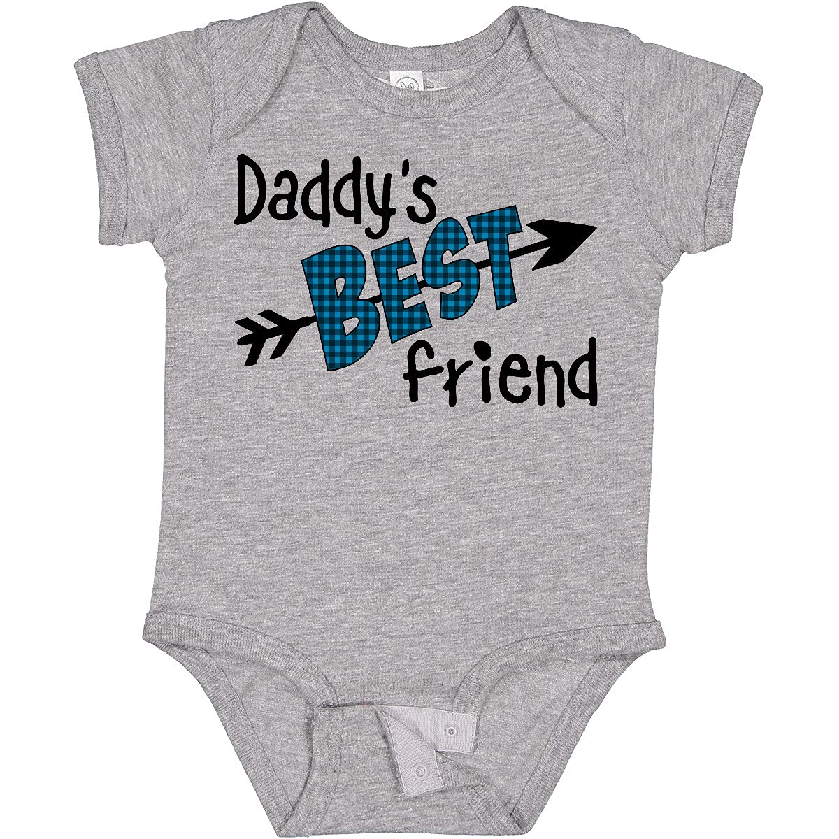 Inktastic Daddy's Best Friend Arrow & Plaid Letters Baby Bodysuit - Perfect for Family Gatherings & Photo Shoots