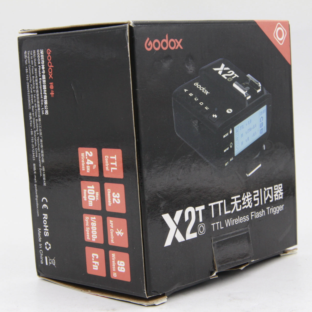 Godox X2 2.4GHz TTL Wireless Flash Trigger for Olympus & Panasonic Cameras - Open Box Excellent Condition | Perfect for Studio Photography & On-Location Shoots