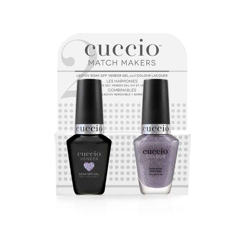 CUCCIO MATCHMAKER DUO - Professional Nail File & Buffer Set for Salon & Home Manicure - Perfect for DIY Nail Care & Spa Treatments
