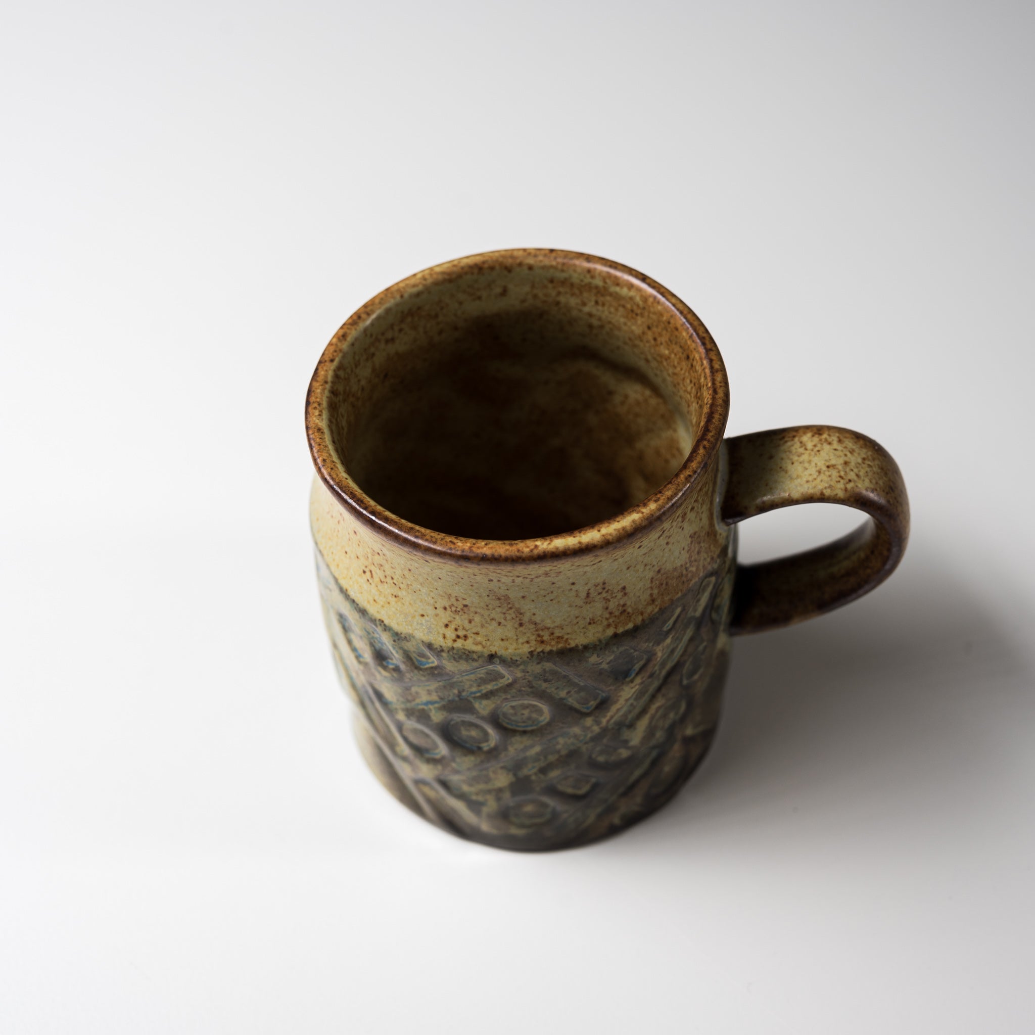 Seto Ware KASHIWA Small Mug Cup 140ml - Handmade Japanese Ceramic Tea Cup for Green Tea, Coffee & Matcha - Perfect for Home, Office & Gifts