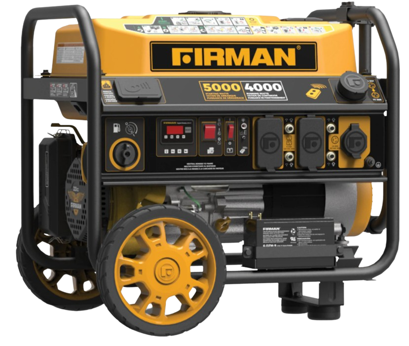 Firman P04001 4000W 5000W 30 Amp Remote Start Portable Gas Generator - Reliable Power for Home Backup, Camping & Outdoor Events (New)