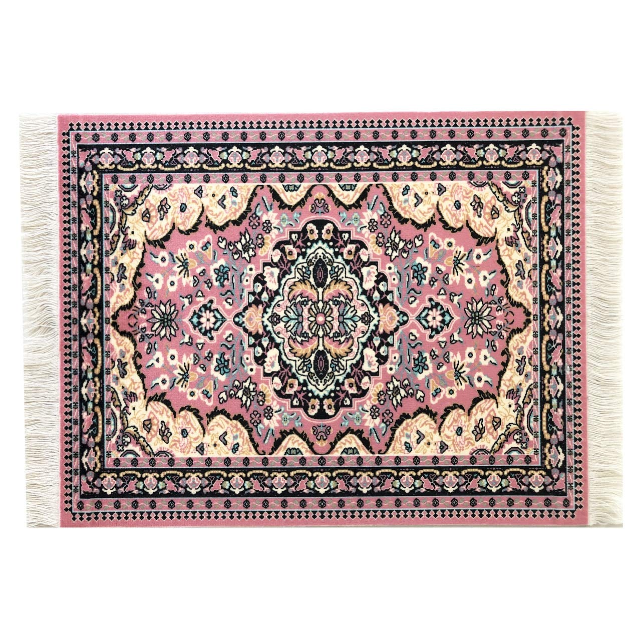 Oriental Style Rug Mouse Pad - Non-Slip Computer Carpet Mat for Desk, Gaming & Office Use - Perfect for Home, Work & Gaming Setup