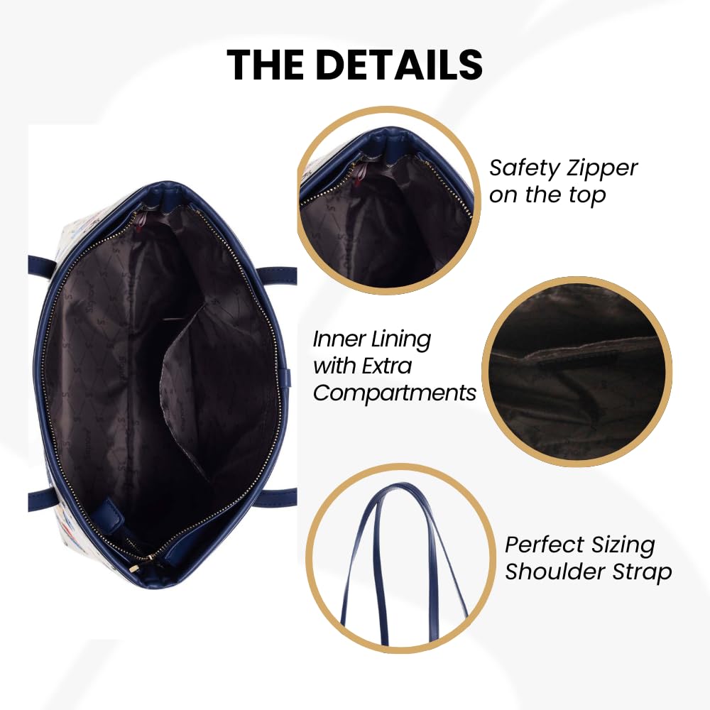**Signare Stylish Tapestry Shoulder Bag for Women - Durable & Fashionable Tote Bag for Work, Travel & Daily Use | Perfect for Office, Commute & Weekend Outings**