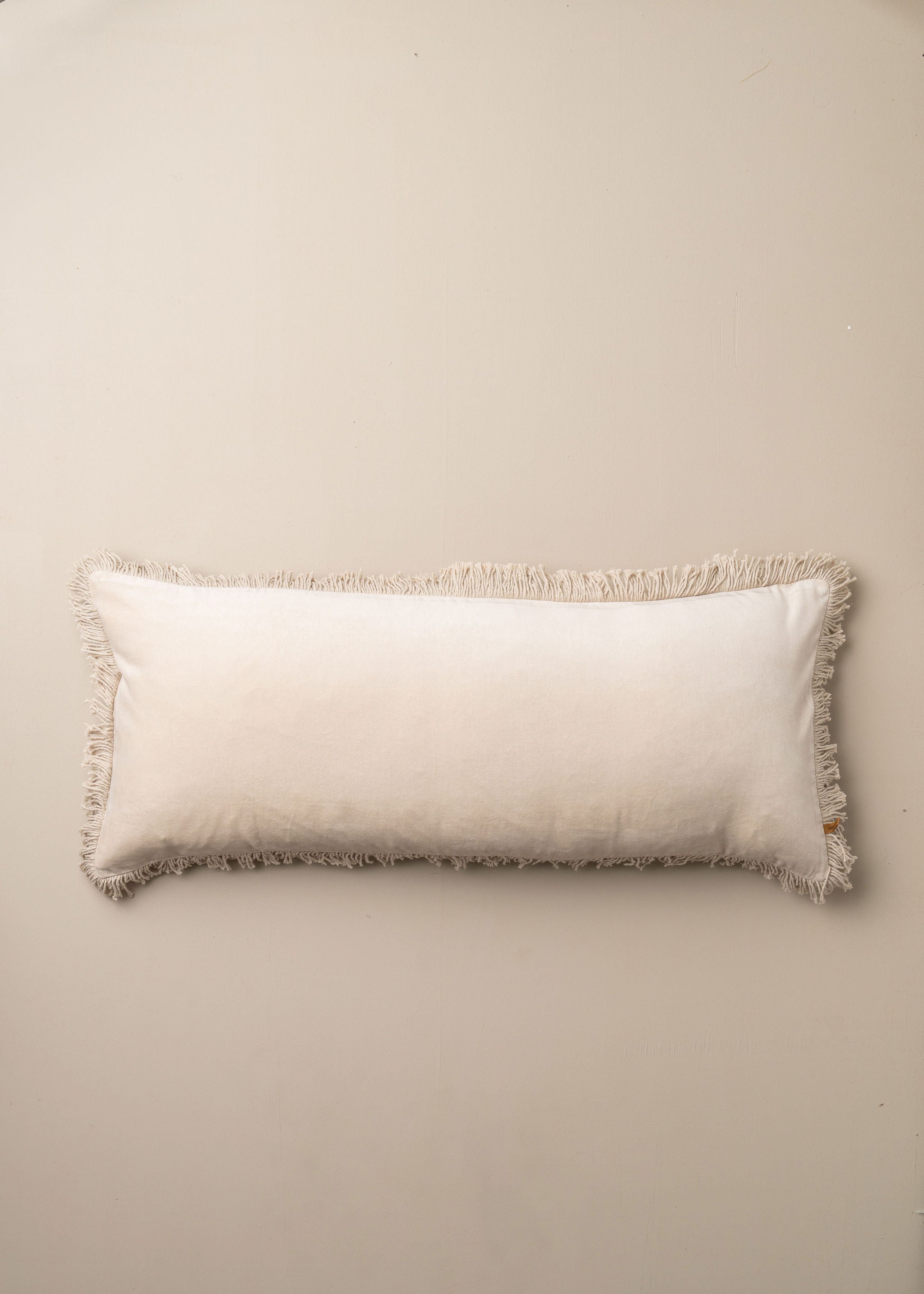 Luxury Velvet Bolster Pillow - Soft Clay Color for Sofa, Bed & Home Decor | Perfect for Living Room, Bedroom & Nursery Comfort