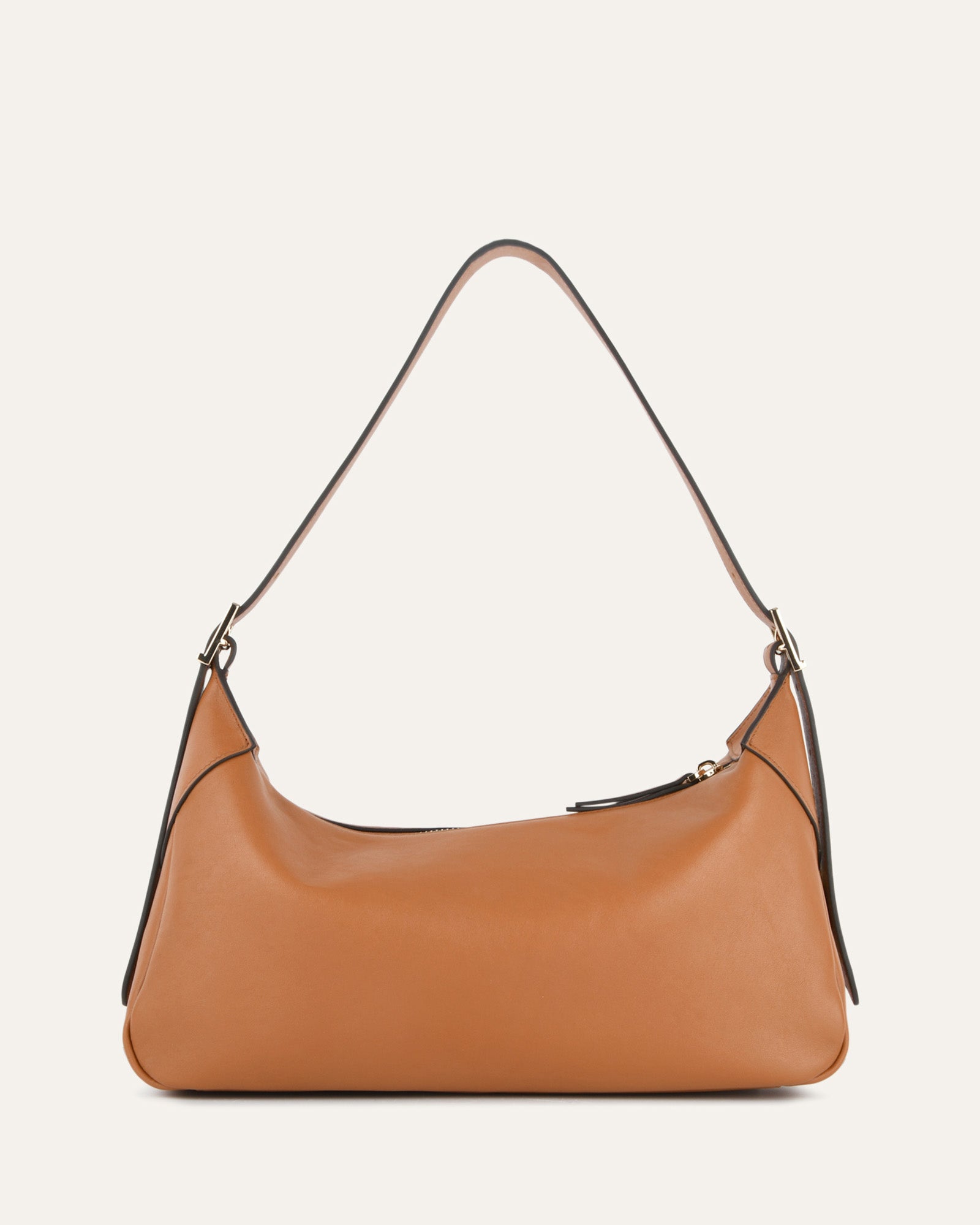 FLORENCE Genuine Leather Shoulder Bag in True Tan - Stylish & Durable Crossbody Purse for Women, Perfect for Work, Travel & Everyday Use