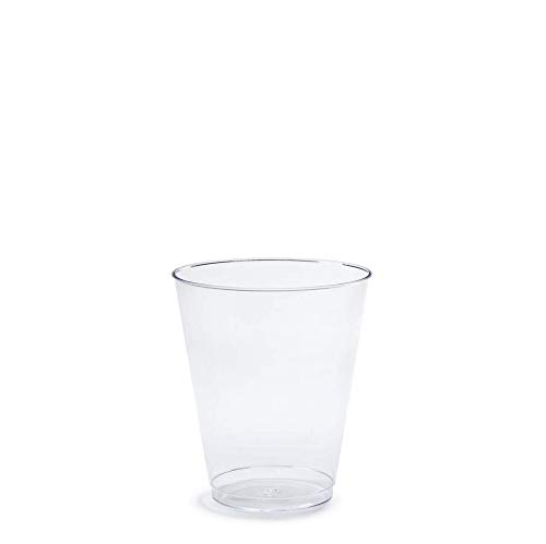 100-Pack Clear 10 oz Disposable Plastic Tumbler Cups for Weddings, Parties & Events - Bulk Wedding Party Supplies for Bridal Showers, Baby Showers & Celebrations