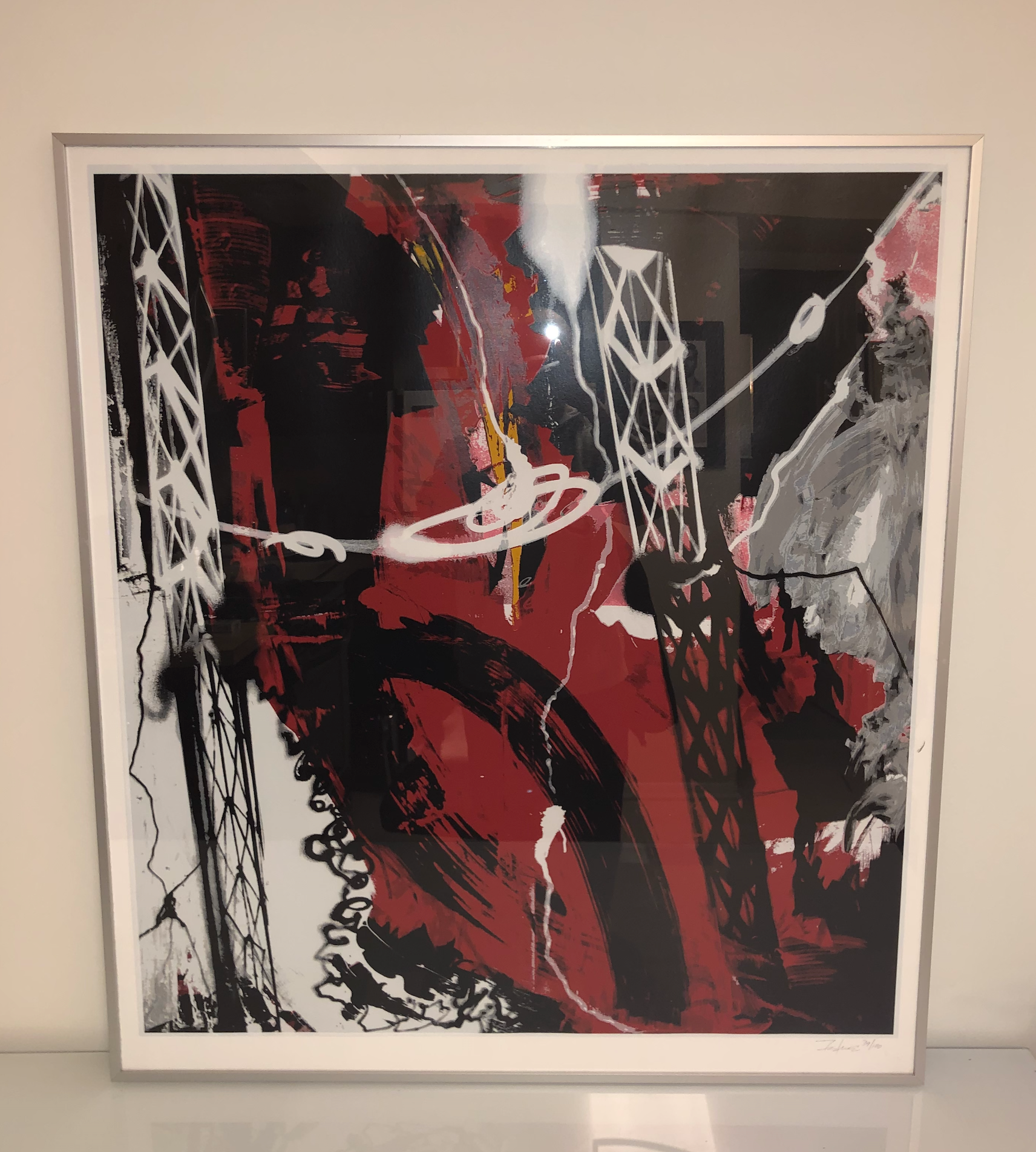 2000 Helix Object Red Print 2008 - Premium Collectible for Home Decor, Office Display & Gift Giving - Perfect for Anime Fans, Sci-Fi Enthusiasts & Art Collectors