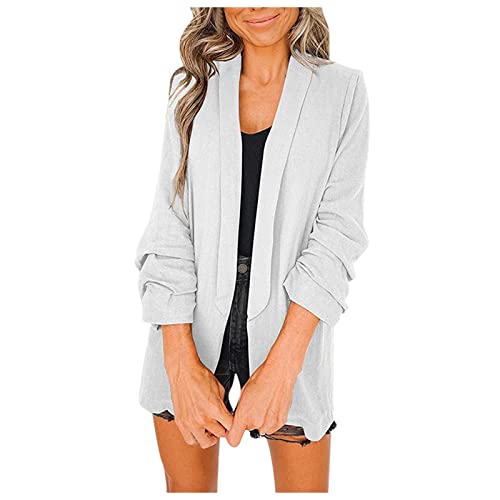 FMCHICO Women's Puff Sleeve Lace Blouse - Elegant Long Sleeve T-Shirt Top for Work & Casual Wear | Office Outfit, Date Night, Spring Fashion