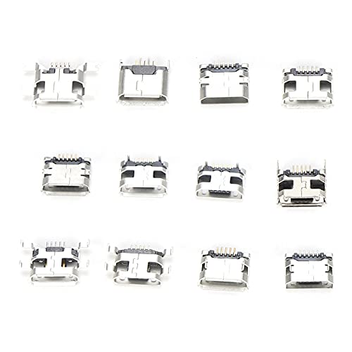 Industrial Micro USB Connector - 12 Types of SMD USB Ports for Industrial Control Components | Durable & Reliable for Automation & Electronics Projects