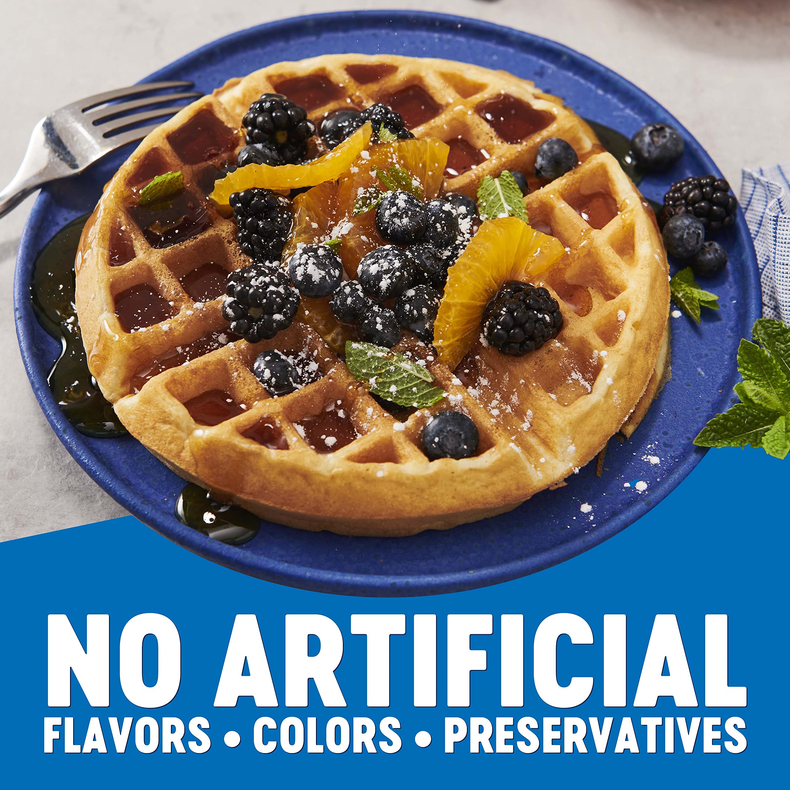 Krusteaz Light & Crispy Belgian Waffle Mix - 28oz (Pack of 2) - No Artificial Flavors, Colors or Preservatives - Perfect for Breakfast, Brunch & Family Gatherings
