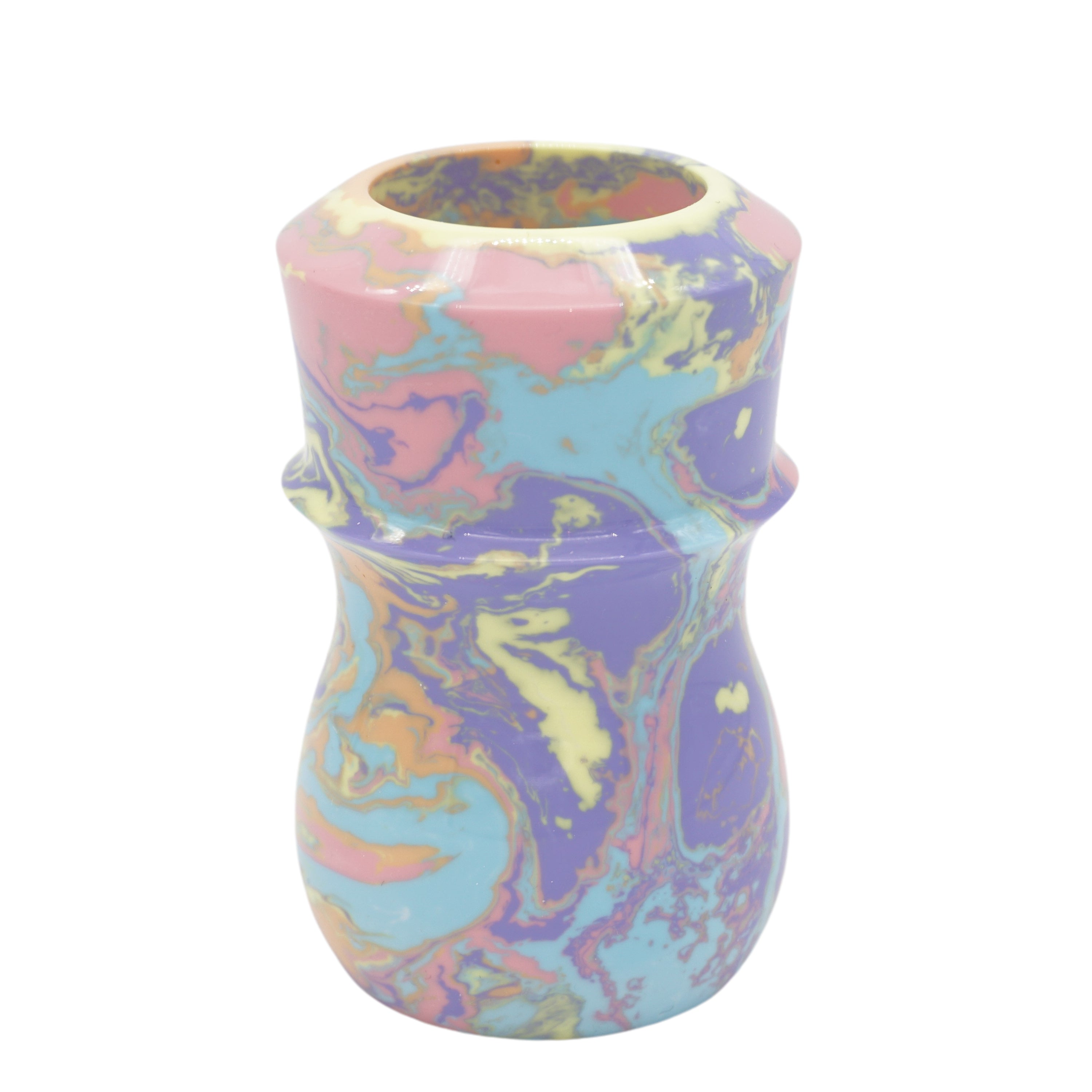 Pastel Spring Handmade Tye Dye Shaving Brush Handle - Fits 24mm & 26mm Knots - Perfect for Wet Shaving & Grooming Gifts