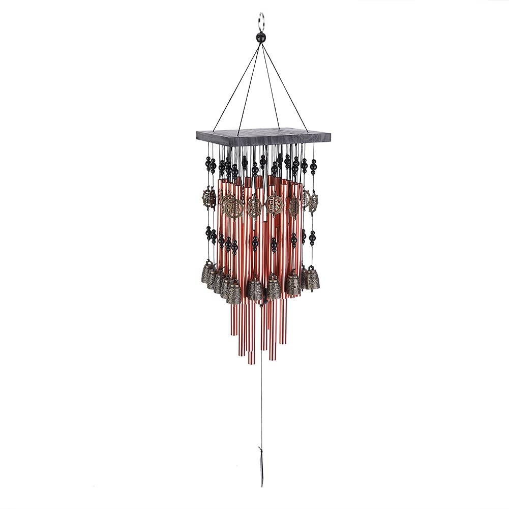 Entatial Hanging Wind Chimes - Outdoor/Indoor Decorative Hanging Bells for Home, Garden, Patio, Balcony & Window - Soothing Wind Chime Decor for Relaxation & Feng Shui
