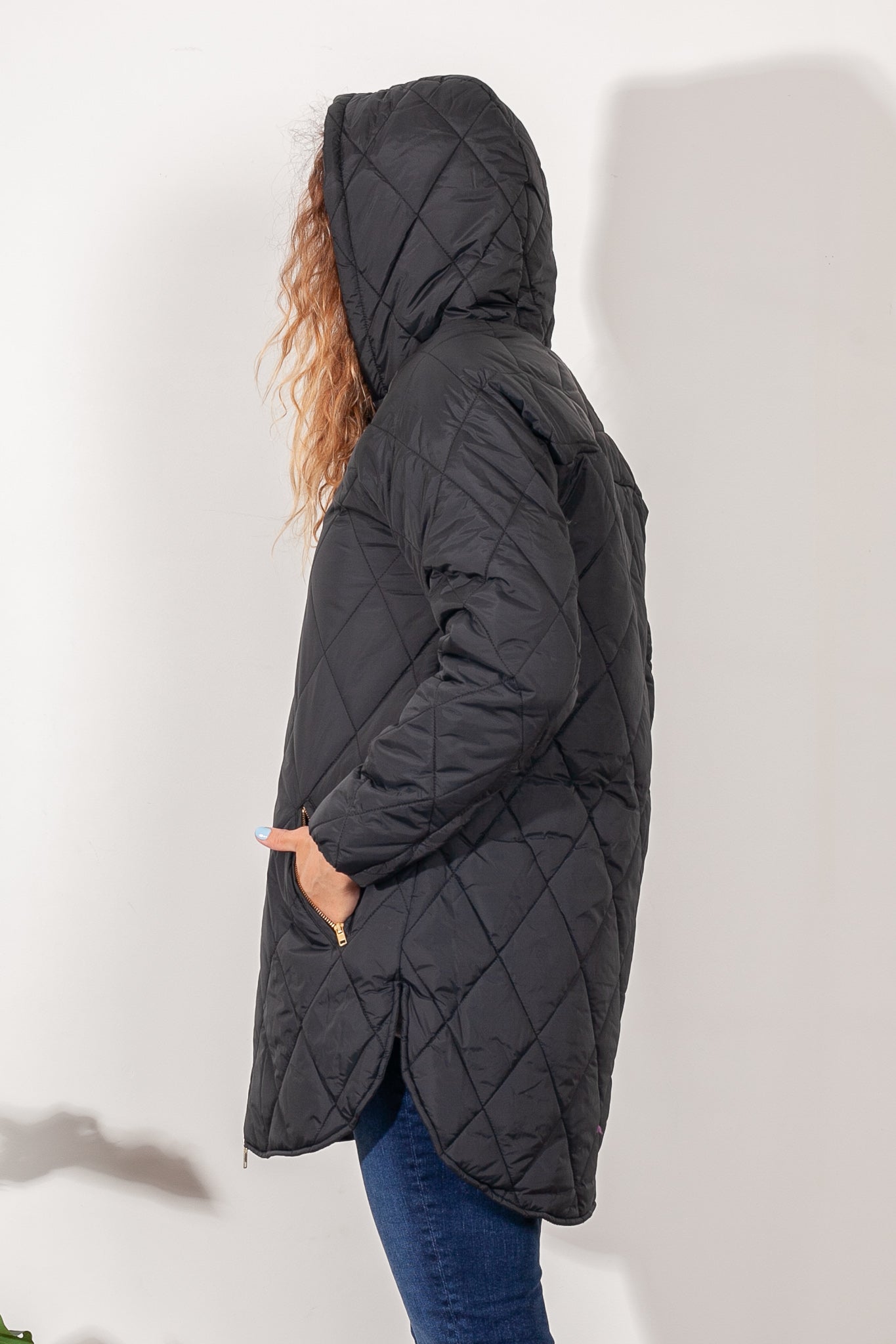 Bande Studio Queenie Quilted Parker Jacket - Women's Lightweight Water-Resistant Coat for Fall & Winter | Perfect for Outdoor Activities, Commuting, and Casual Wear