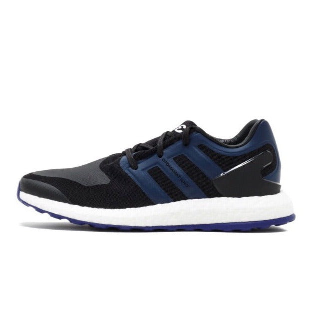 Adidas Y 3 Pureboost Running Shoes for Men - Black & Blue Athletic Sneakers | Lightweight Comfort for Jogging, Gym Workouts & Casual Wear