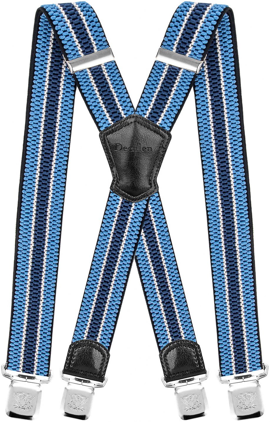 Premium Men's Suspenders with Heavy Duty Clips - Strong & Durable X-Back Braces for Big & Tall - Perfect for Formal Wear, Work Attire & Vintage Style Outfits