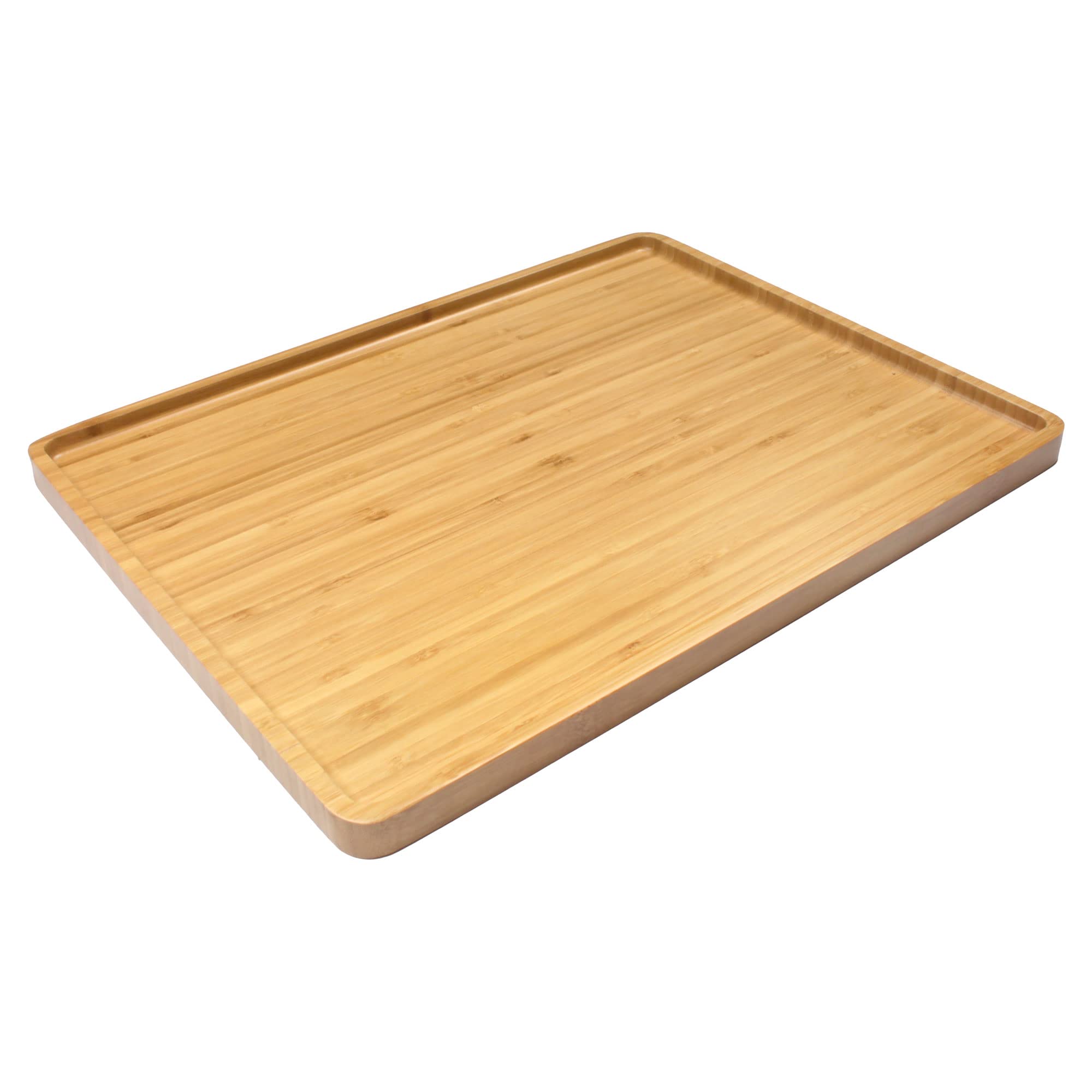 Organic Bamboo Serving Tray 17
