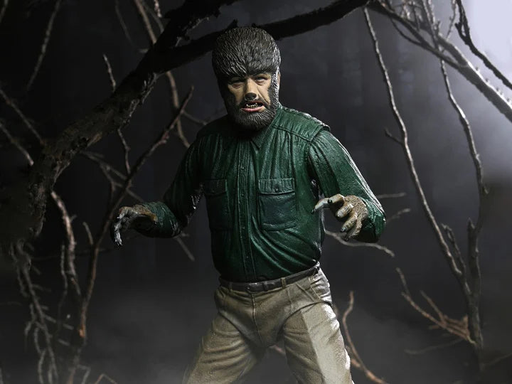 Universal Monsters Ultimate The Wolf Man Action Figure - Classic Horror Collectible for Fans, Halloween Decor, Movie Night Props
