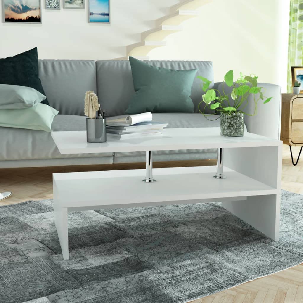 Modern Coffee Table with Storage - 35.4