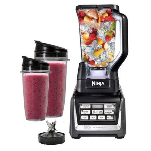Ninja DUO with Auto iQ 7-Speed Blender - Professional Countertop Blender for Smoothies, Shakes & Food Prep - Powerful 1500W Motor - BPA-Free - Perfect for Kitchen, Gym & Healthy Lifestyle (BL641, Black)