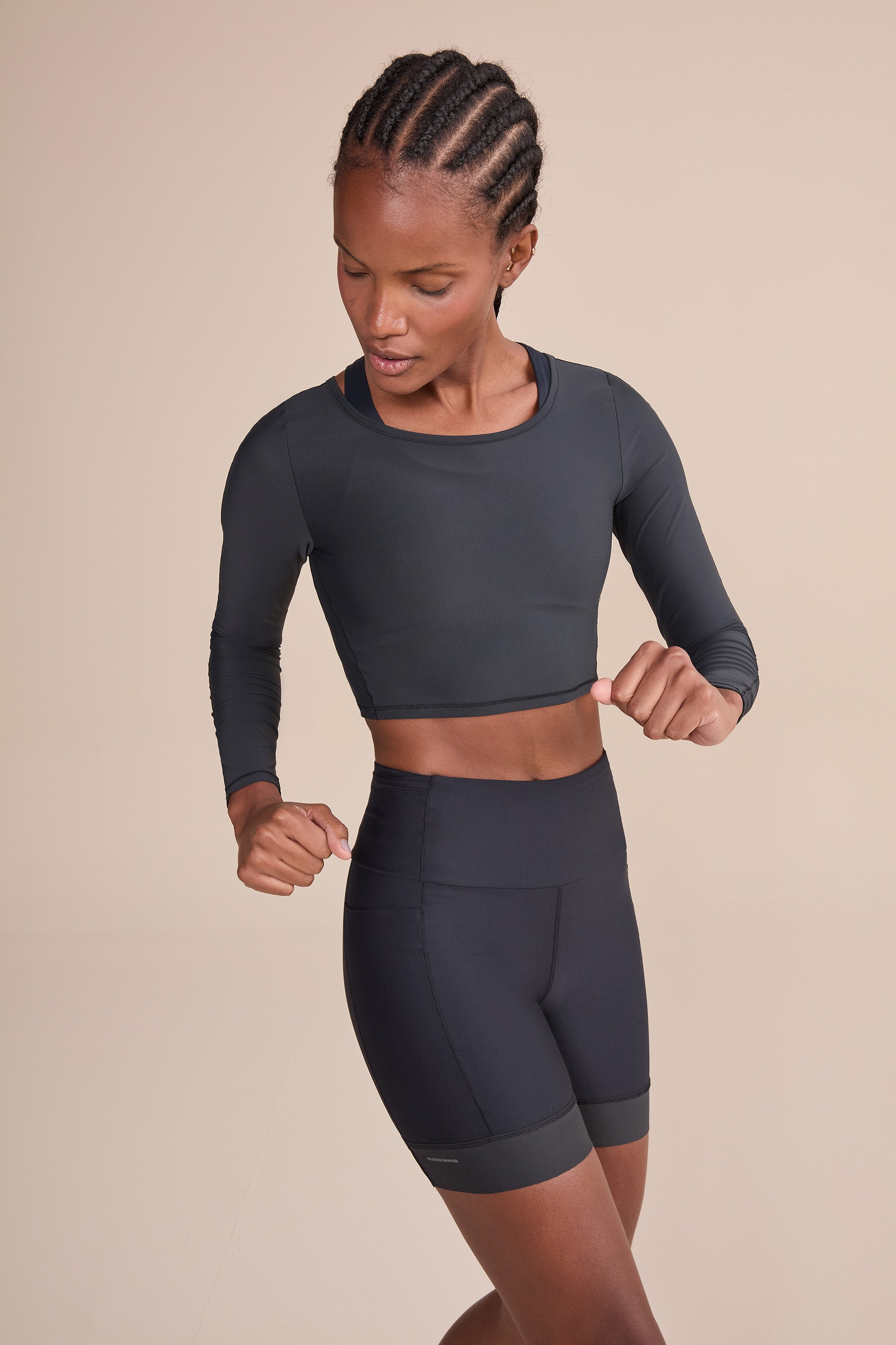 Harmony Crop Long Sleeve Tops for Women - Soft Stretchy Yoga Shirts, Workout Tees & Casual Wear - Perfect for Yoga, Gym, Running & Everyday Outfits
